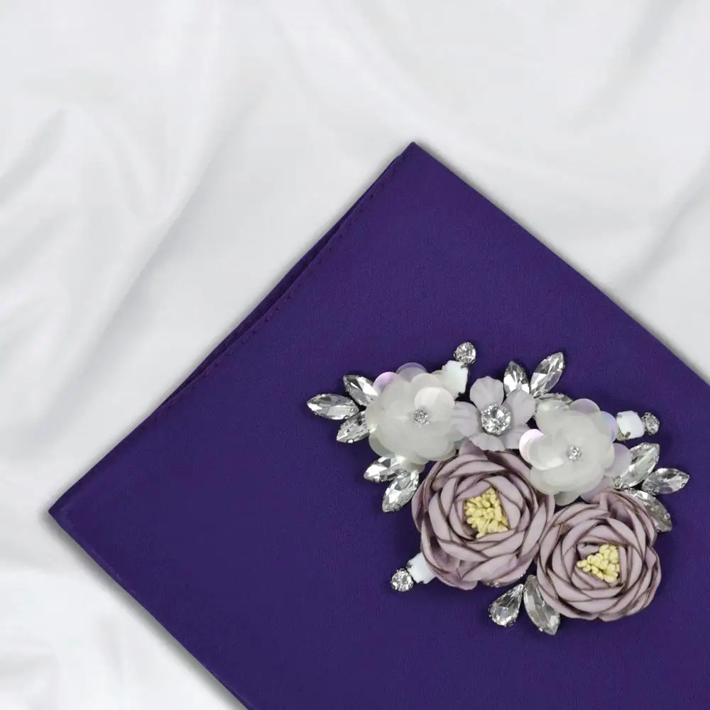 Дубай Аравийский полуостров женский хиджаб сплошной цвет шифон Вышивка