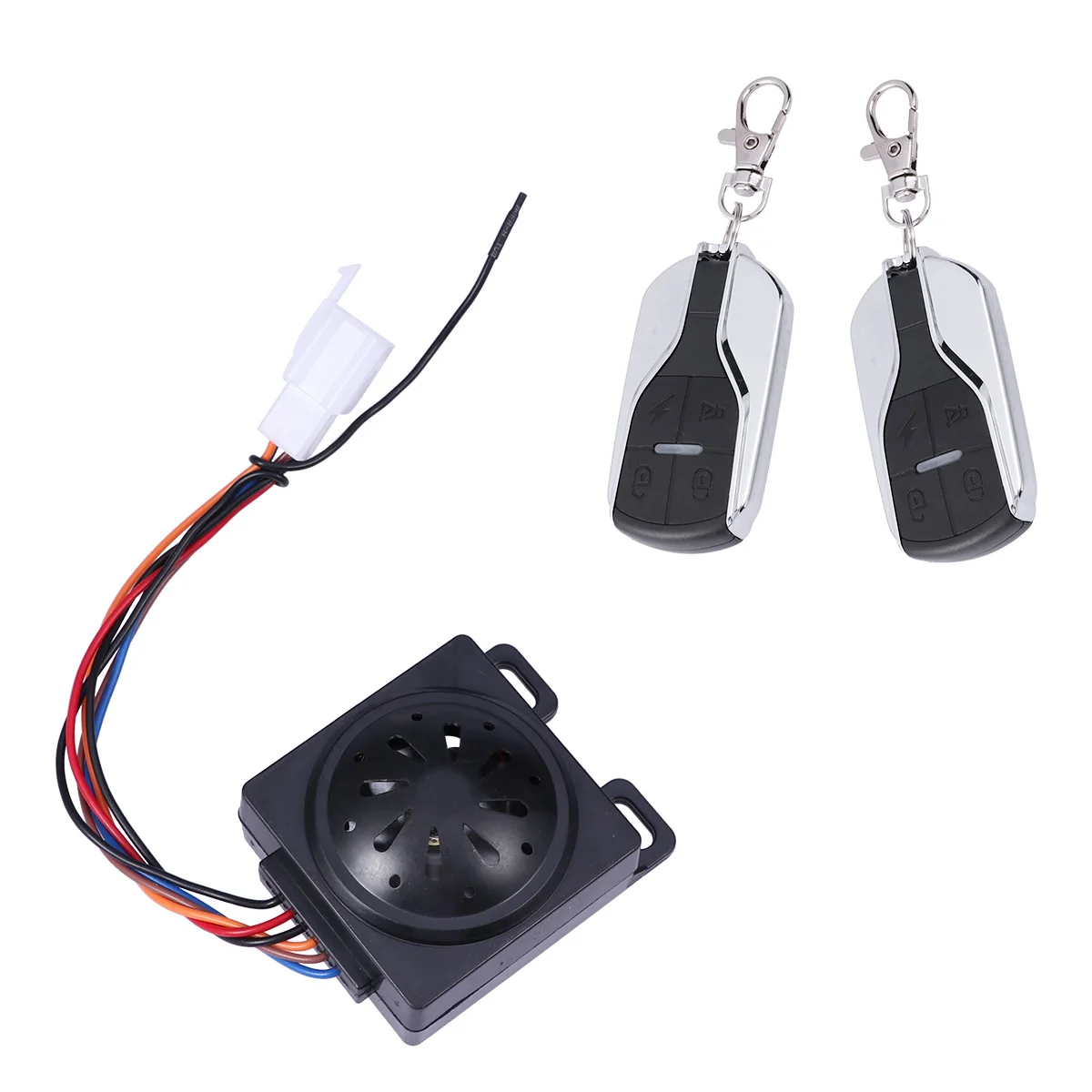3Pcs Motorcycle Security Alarm System Horn Warner with Remote Control Cutting Off Engine Start Disarming Anti-theft | Автомобили и