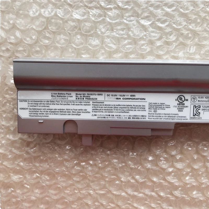 Оригинальный PA3837U PA3785U-1BRS PABAS239 Аккумулятор для ноутбука TOSHIBA Mini NB300 NB301 NB302 NB303 NB304