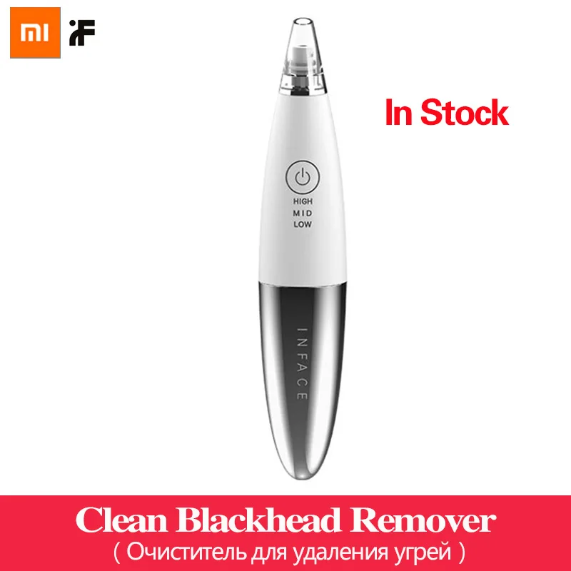 Xiaomi Mijia InFace Электрический аппарат для удаления черных точек, аппарат для косметологии, чтобы мыть поры, очиститель