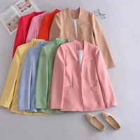 office lady korean fashion blazer women business ol coat clothing chaqueta americana mujer blazers femme jaqueta feminina