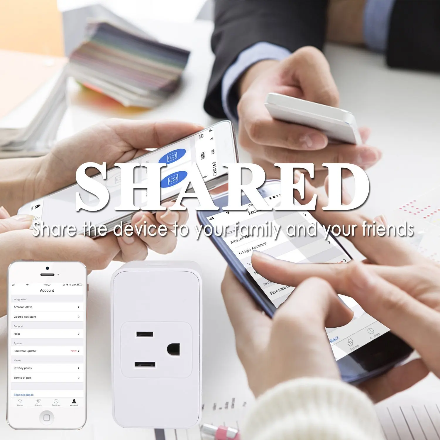 WiFi смарт Мощность разъем электрические розетки Tuya приложения SmartLife пульт