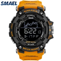 digital watch swimming 50m waterproof smael led watches digital timing week display alarm clock 1802 men watches sports relogio