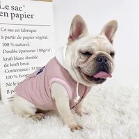 pug french bulldog outfits autumn winter puppy clothes thick warm vest cotton fat dog costume small dog apparel pets clothes