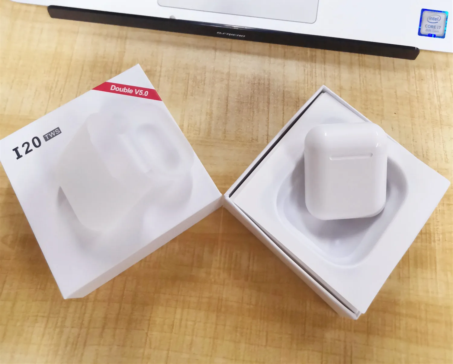 Новейшие i20 TWS Bluetooth 5,0 наушники 4D Bass Sound наушники беспроводные наушники для всех смартфонов PK W1 чип