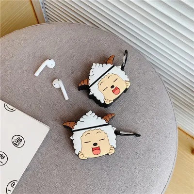 CD-3 Мультфильм Аниме one piece Тони Чоппер брелок корпусы гарнитурные для Apple Airpods 2 силиконовый защитный чехол Чехлы Брелок - Цвет: CD-3