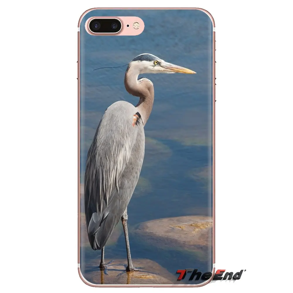 Для Xiao mi 6 A1 Max x 2 5X 6X Red Note 5 5A 4X 4A A4 4 3 Plus Pro животные птицы Egret отражение вода мягкий