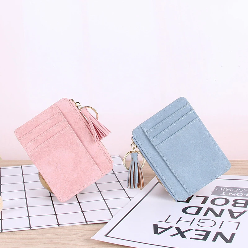 Бизнес женский кредитный держатель для карт ПУ дорожный кошелек Защита