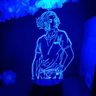 Baji Keisuke поза 3D светодиодсветодиодный аниме лампа крутая комната украшение Рождественский подарок для детской ночник Токийский рептилии Поклонники спальня оттенок