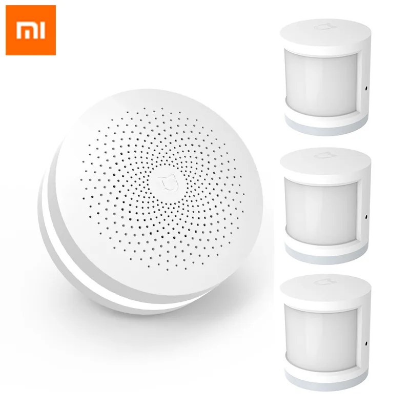 Xiaomi Mijia Умный домашний комплект Xiaomi шлюз инфракрасный датчик движения датчик человеческого тела для безопасности умного дома