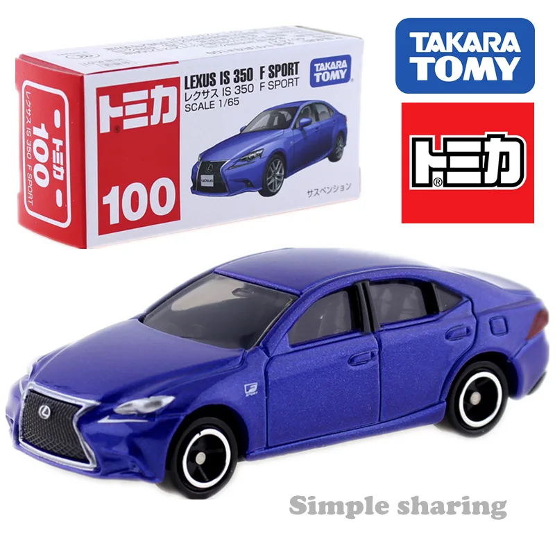 

Takara Tomy Tomica No.100 Toyota IS 350 F Sport Scale 1/65 Car Hot Pop Kids Toys Motor Vehicle Diecast Metal Model Collectibles