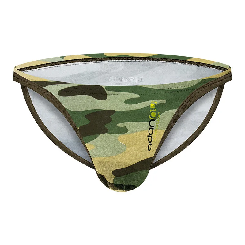 Новые Сексуальные узкие брифы индивидуальные камуфляжные хлопковые мужские
