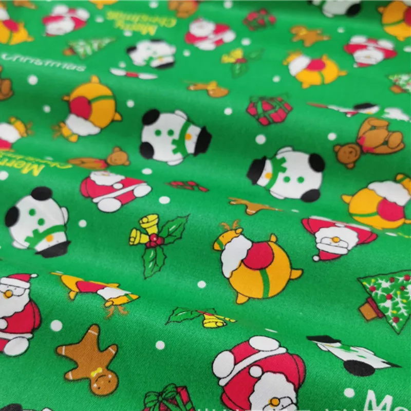 

Christmas Cotton Fabric Printed 100% cotton fabrics for DIY Sewing textile tecido tissue patchwork bedding quilting