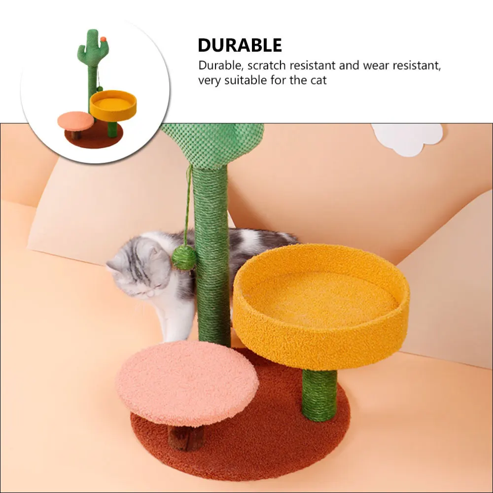 

1pc Cat Climbing Frame Shaped Cat Platform Cat Scratching Post