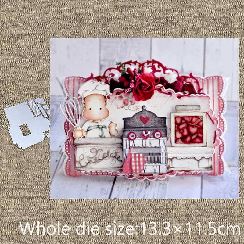 New Design Craft Metal die cuts Cutting Die Kitchenware stove decoration scrapbooking Album Paper Card Embossing | Дом и сад