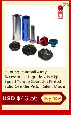 SHS Tune Up Kit ЧПУ из нержавеющей стали фрезерованный цельный сплошной цилиндр резьбовой блок встроенный поршень Охотничьи аксессуары M4
