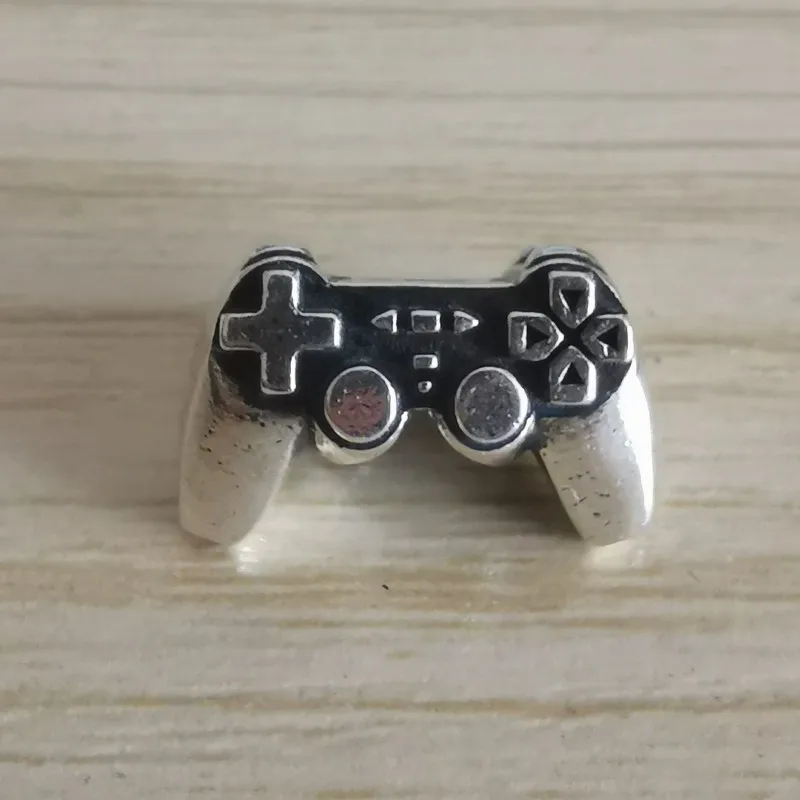 Игра ручка бусины подлинные антикварные стерлингового серебра 925