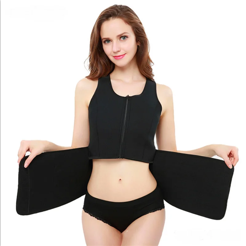 Elastic Fitness Sport Gym Belt Lumbar Waist Support Train Corset Slimming Weight Loss Body Shaper Sweat Yoga Wicking Vest | Спорт и