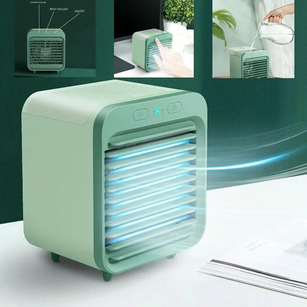 Портативный персональный мини-кондиционер настольный вентилятор Космический
