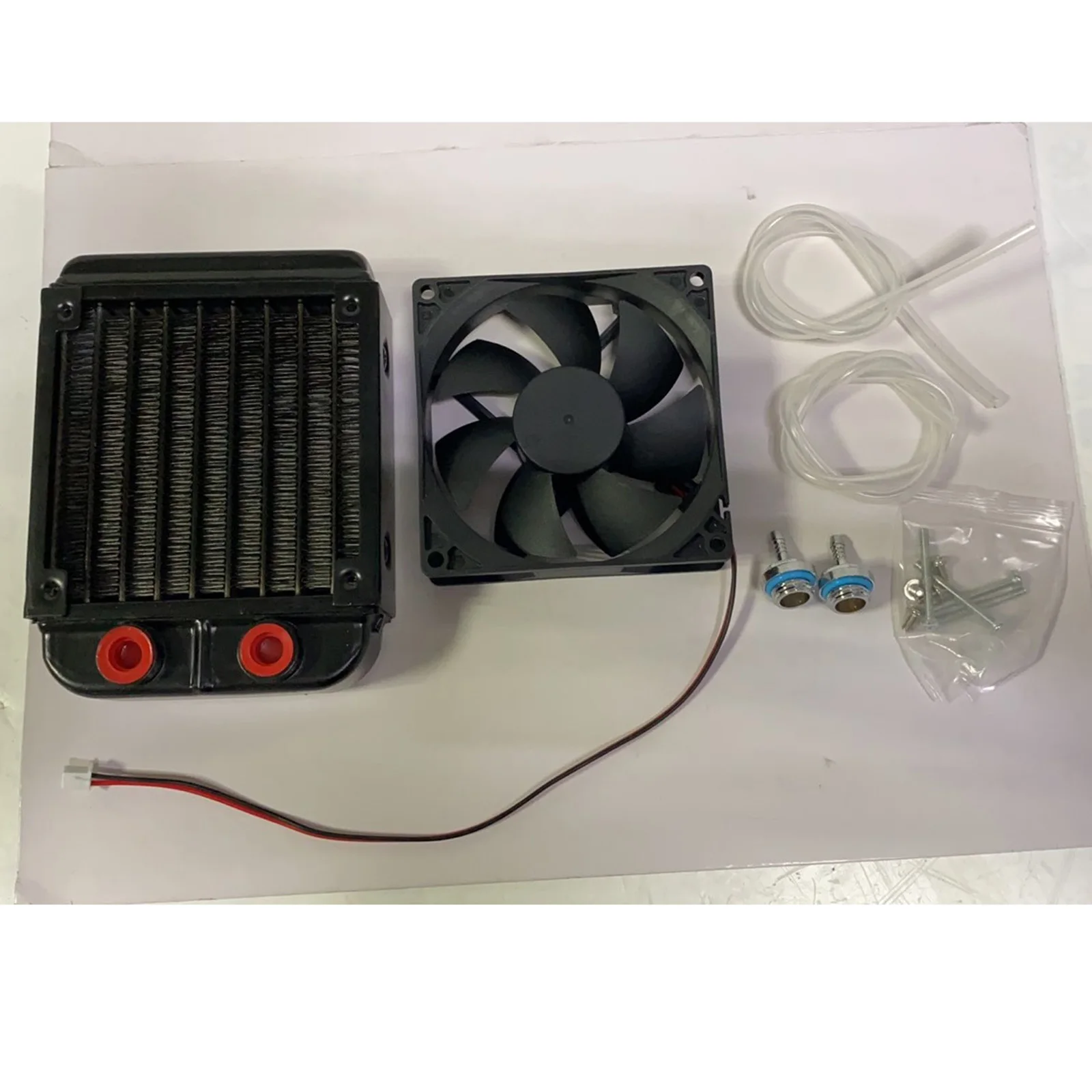 

Water Cooled Radiator Cooling Fan Kit For In-Line 4-Stroke Gasoline Engine Brain Toy For Children Educational Toys Birthday Gift