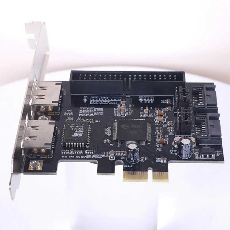 pci sata контроллер pci ide pci e к 2sata ide jmb363 карта д