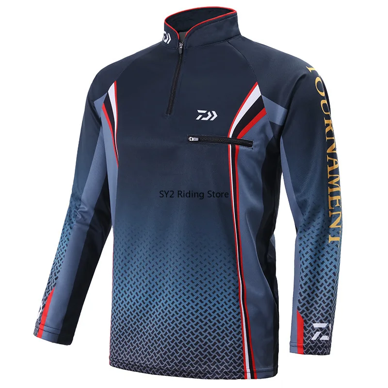 

2021 Daiwa Fishing Shirts Fishing Clothing Long Sleeve Quick Dry Anti Uv Hiking Fishing Shirts Professional Outdoor Fishing Wear