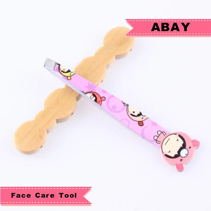 Инструмент для ухода за лицом из нержавеющей стали зажим бровей наклонный рот