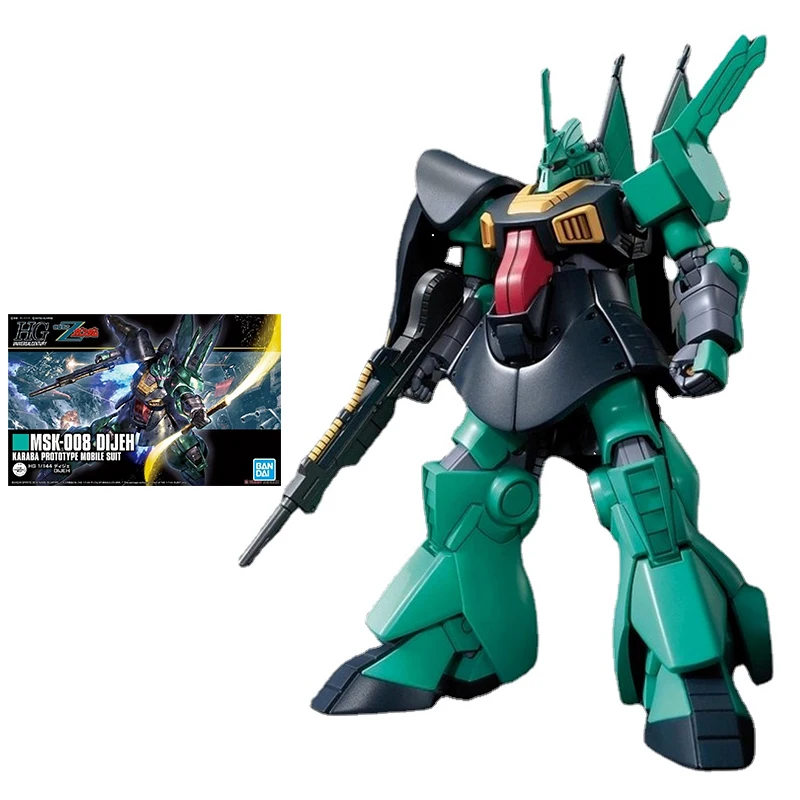 

Bandai Gundam Model Kit Anime Figure HGUC 1/144 MSK-008 Dijeh Amuro Genuine Gunpla Model Action Toy Figure Toys for Children