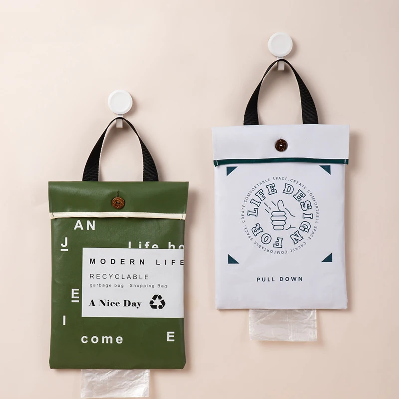 

Kitchen Hanging Storage Bag Oxford Cloth Waterproof Rubbish Bags Environmental Protection Bag Garbage Bag Toilet Hanging Bag