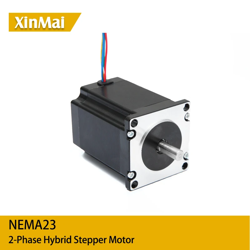 Шаговый двигатель Nema 23 50 шт. 57 мм 82 Длина корпуса 2 нм крутящий момент из Китая