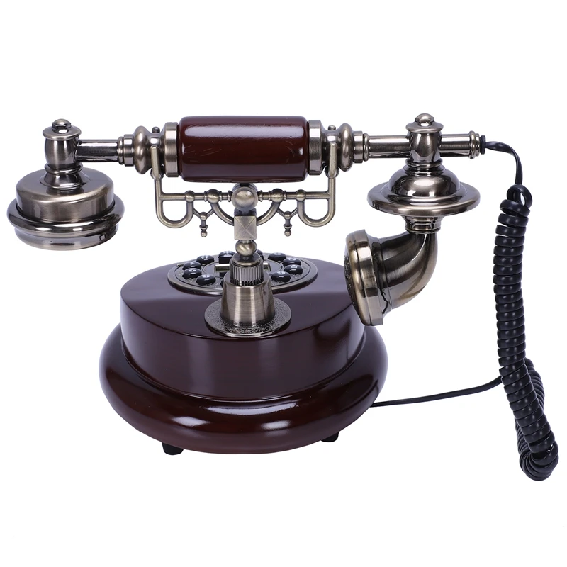 

Antique Designer Phone Nostalgia Old phone telescope vintage telephone made of resin