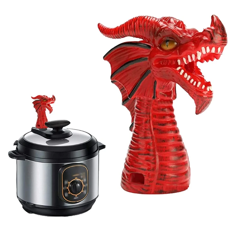 

Дышащий аксессуар для отвода пара Dragon, выхлопная труба для скороварки, силиконовые отводные клапаны для отвода пара, кухонные принадлежнос...