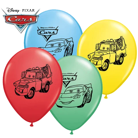 12-дюймовый латексный воздушный шар McQueen в виде автомобиля на день рождения