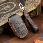 Чехол для автомобильного ключа чехол для Jeep Renegade Compass Grand Cherokee для Chrysler 300C Wrangler Dodge аксессуары для автомобиля брелок для ключей