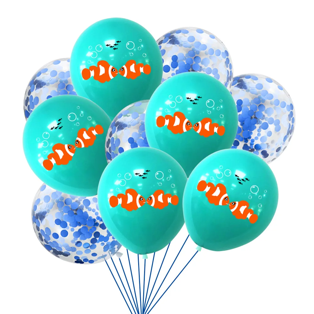 12-дюймовый рыба-клоун Немо латексный шар океанская тема День рождения Свадьба