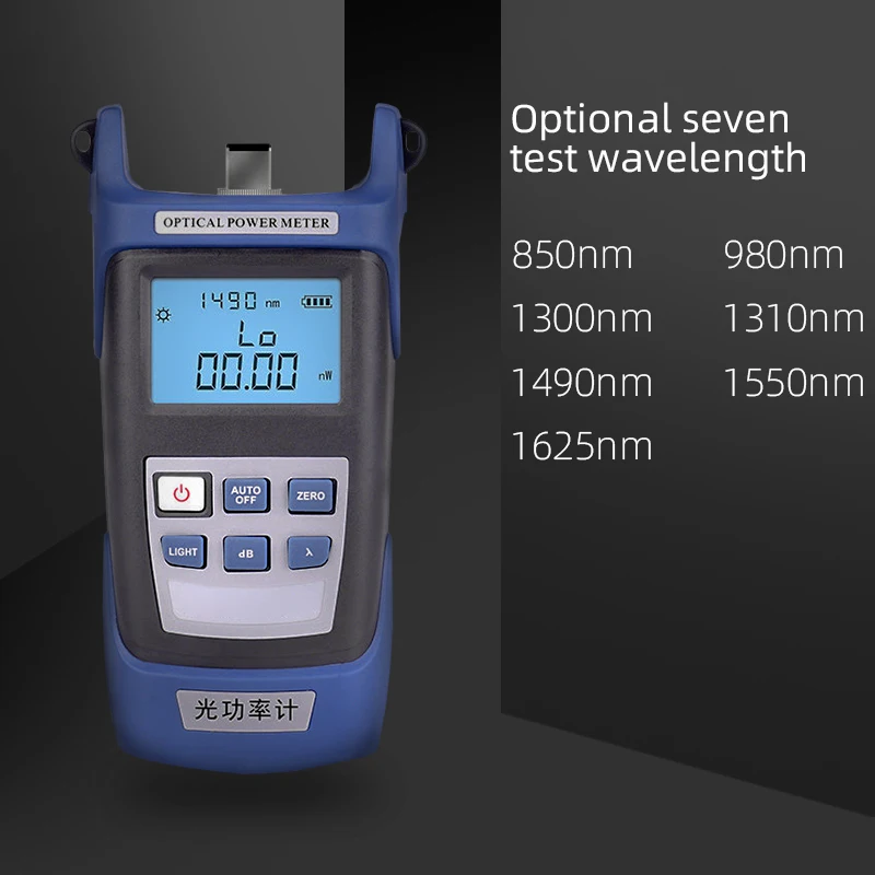 Fiber Optic Tester Optical Power Meter -70 + 10dBm and Visual Fault Locator VFL 10km 30km Optical fiber tester -50 + 26dBm