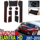 Противоскользящий резиновый коврик для подстаканника для Hyundai Elantra HD 2007  2010 2008 2009, автомобильные аксессуары, коврик для телефона