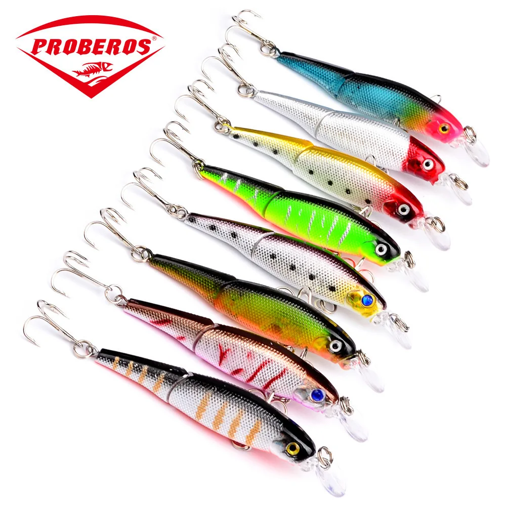 Приманка рыболовная двухсекционная 92 мм/7 6 г 8 шт./лот | Спорт и развлечения