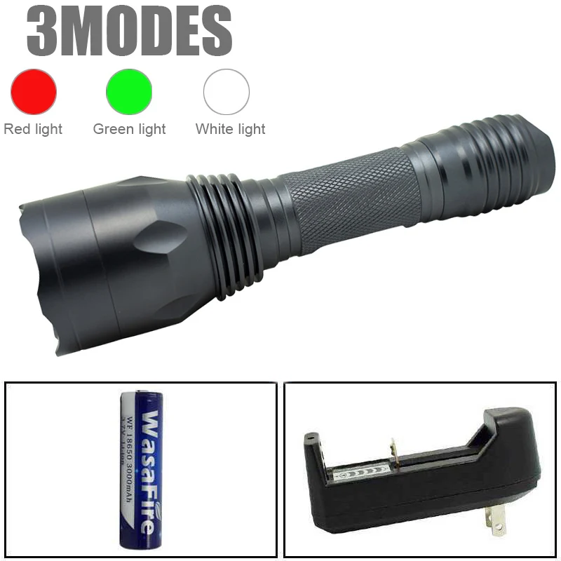 Портативный 1800 люмен Q5 светодиодный тактический фонарь для охоты вспышка