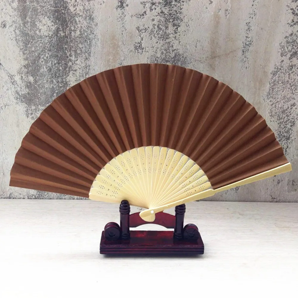 

Vintage Silk Folding Fan Chinese Japanese Bamboo Hand Folding Fan Dance Hand Fan Home Decoration Ornaments Craft Gift Fan #GM