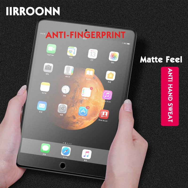 Закаленное стекло IIRROONN для Apple iPad Air 1 2 Pro 9 7 матовый анти-синий светильник Защита