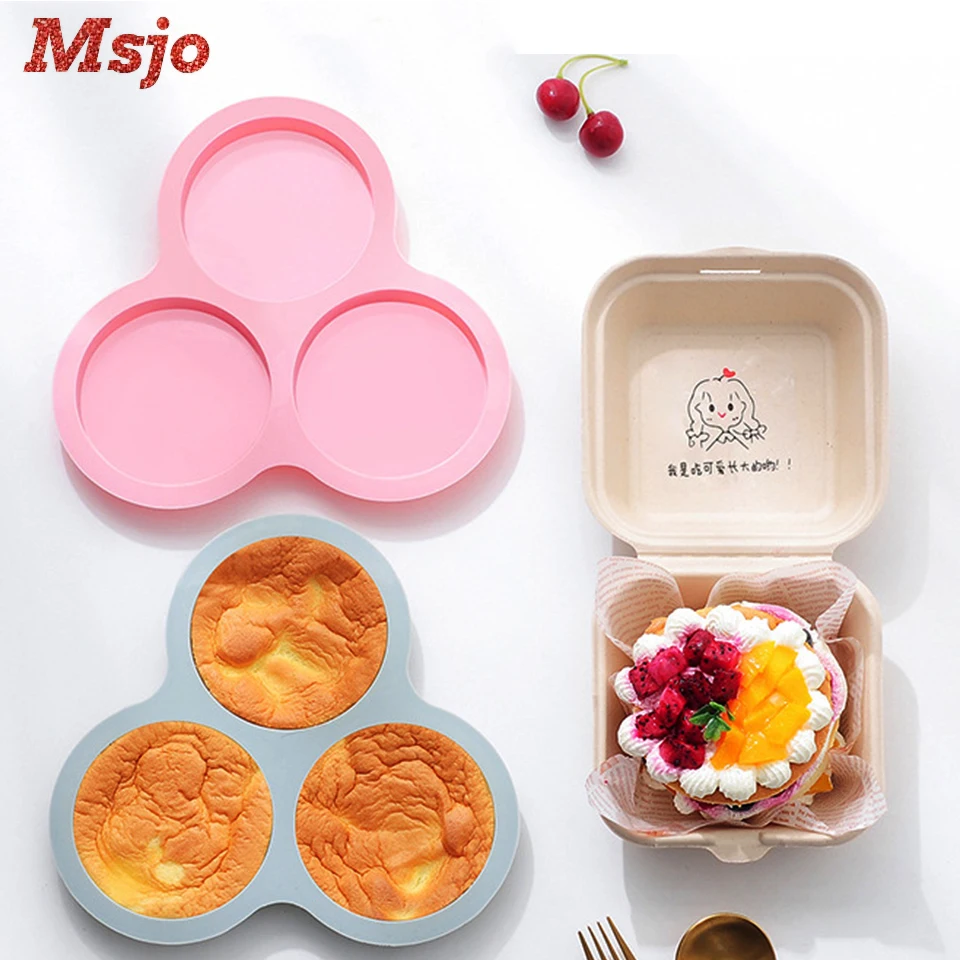 MSJO 4 дюймовая стандартная антипригарная форма сделай сам для радужного торта