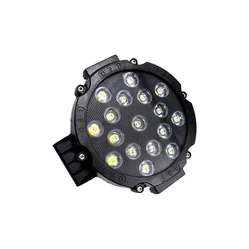 1 Pc 51W LED Light Work Lamps Waterproof Car Dome for Off-Road Motorcycle (Black) | Автомобили и мотоциклы