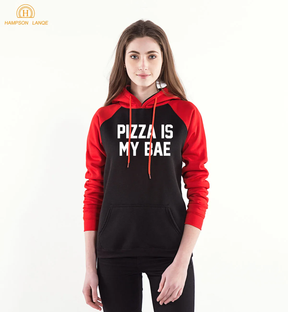 Pizza Is My Bae забавные толстовки реглан 2020 новые весенне-осенние Kawaii свитшоты женские