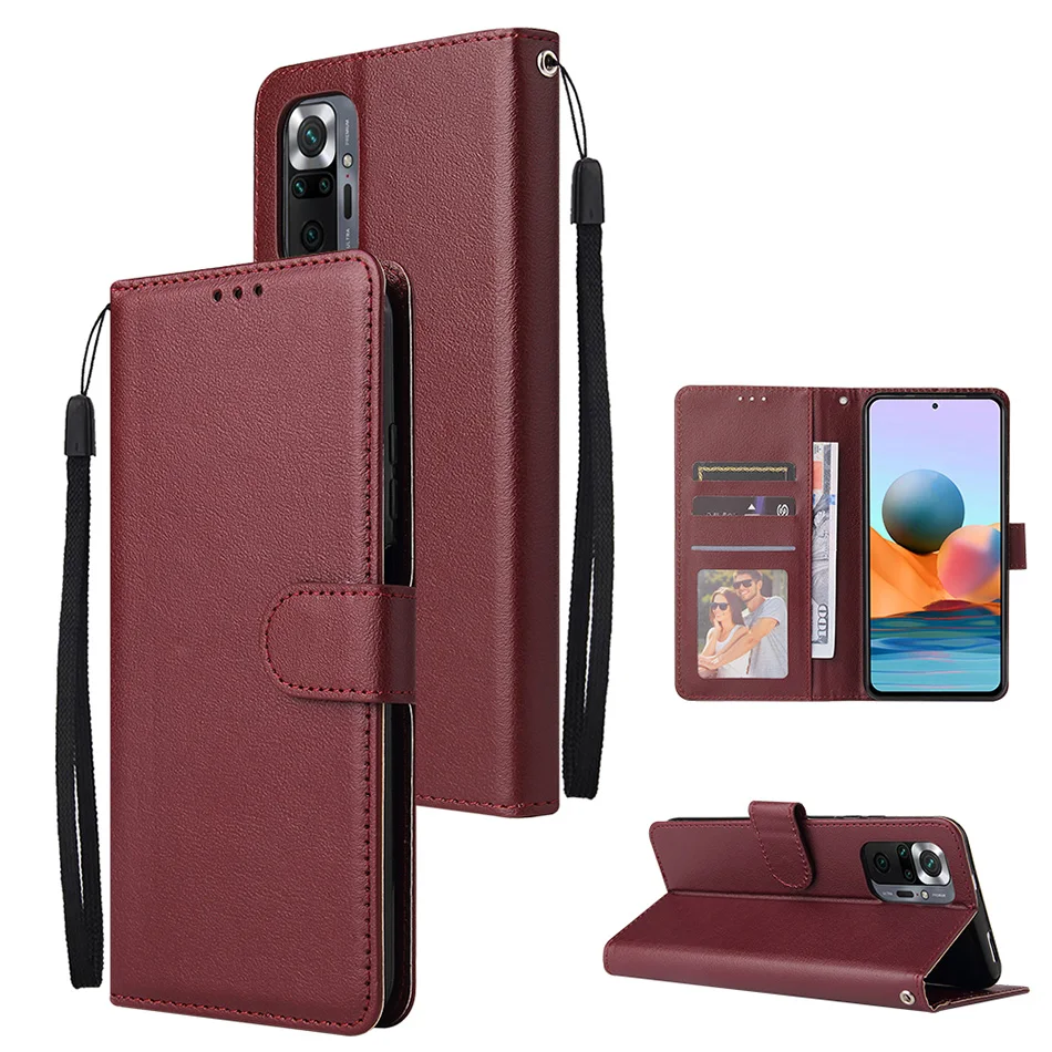 Чехол-бумажник с магнитной застежкой для Xiaomi Redmi 4A 4X 5A 5 Plus 6A 7A 8 8A 9 9A 9C Note 4 6 7 Pro 8T 9T