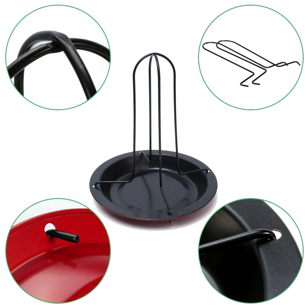 Турция жаровня стойка для жарки курицы с чашей углерода Сталь пивная банка Гриль