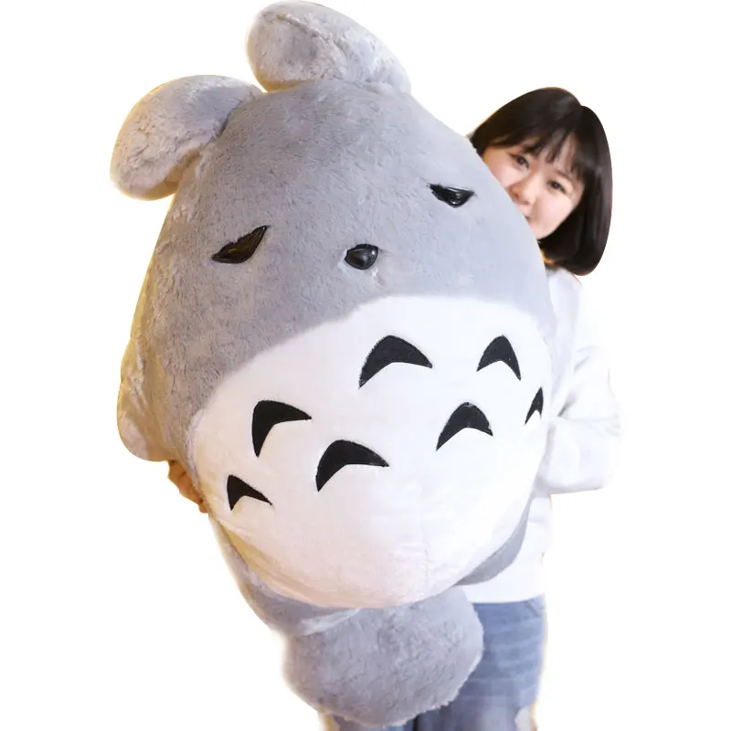 Dorimytrader 110cm Big Anime Мягкий плюшевый Totoro Toy 43 '' Фаршированный мультфильм Doll Kids