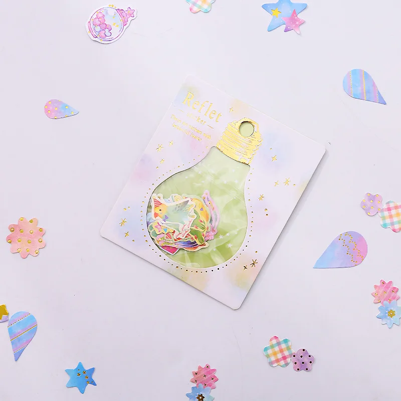 AngelHere 30 шт./лот горячая штамповка стикер Kawaii креативный цветок стикер s планировщик украшение книги DIY Материал Рождество стикер - Цвет: 2