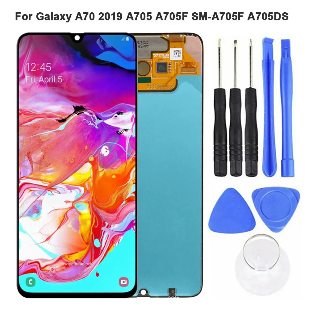 Дисплей 6 7 ''для Samsung Galaxy A70 2019 A705 A705F SM A705DS ЖК дисплей сенсорный экран дигитайзер