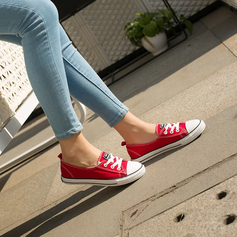 YEELOCA/Новинка Сезон лето-осень Светильник Парусиновая обувь Женская Студенческий